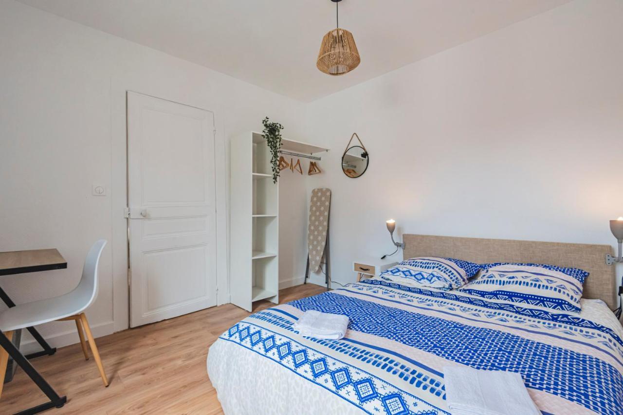 Majorelle - Paisible 2 Chambres - Centre Gare Реймс Екстериор снимка